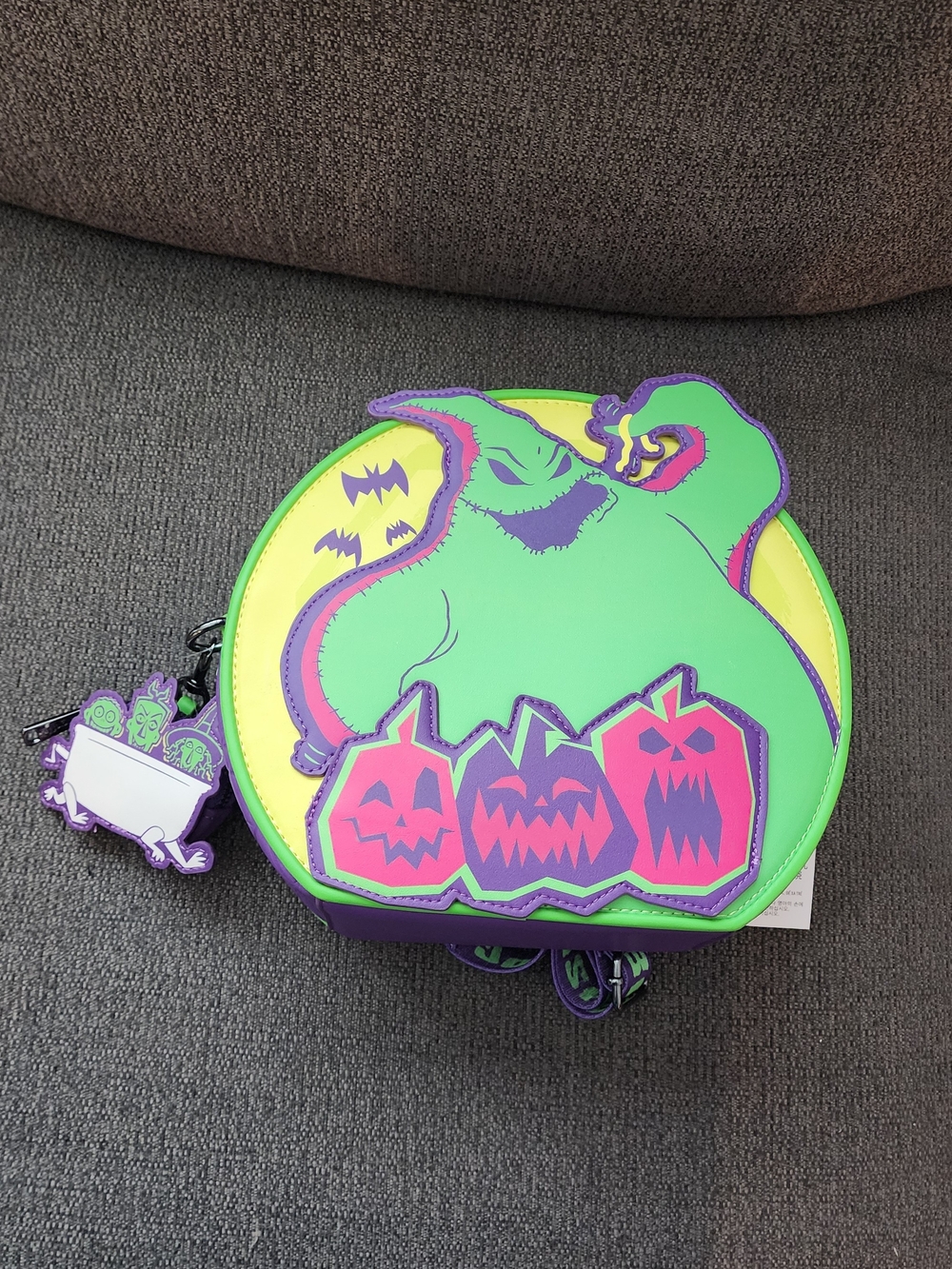 Oogie Boogie 2025 Green Loungefly Backpack - NWT Glow In The Dark